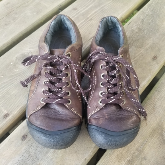 Keen Briggs Utility Lace-up Comfortable Leather Shoes Woman's 7 - Picture 1 of 6